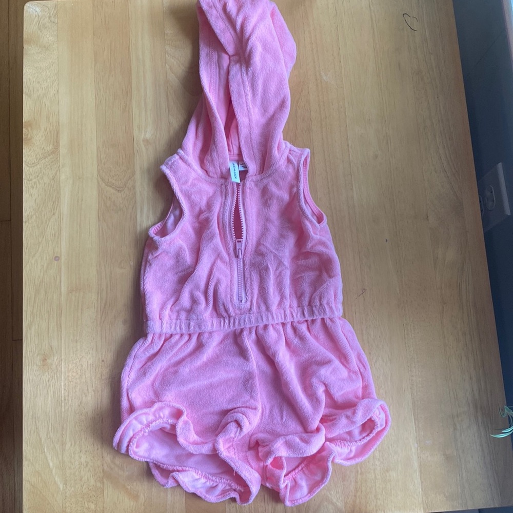 Janie and Jack hooded Swim Cover Up 3-6 months